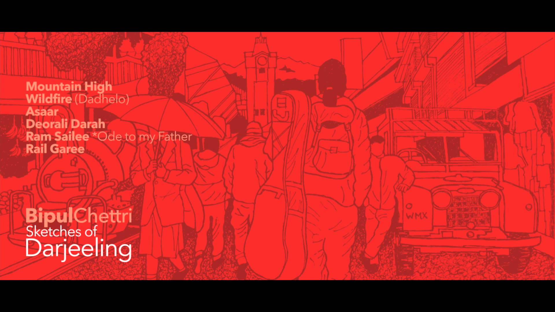 Bipul Chettri album sketches of Dargeeling