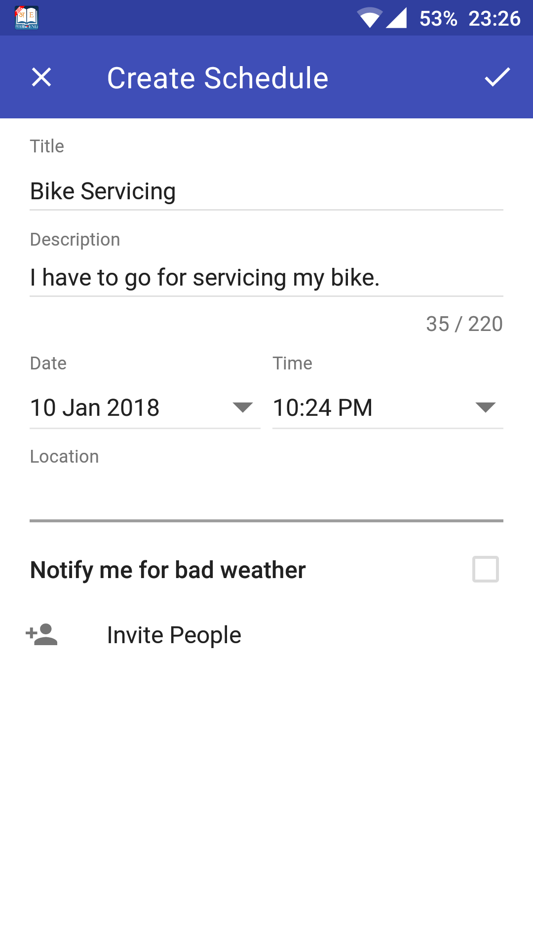 Schedule Sagoon