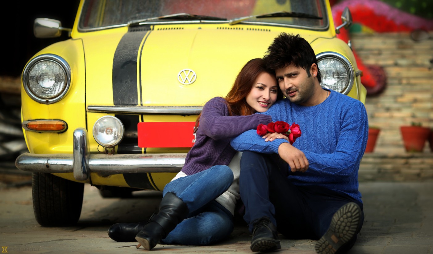 Namrata Shrestha and Aaryan Sigdel