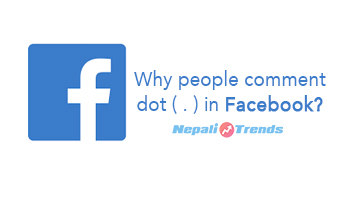 why people comment dot in facebook