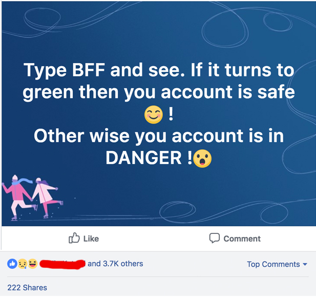 What BFF in Facebook