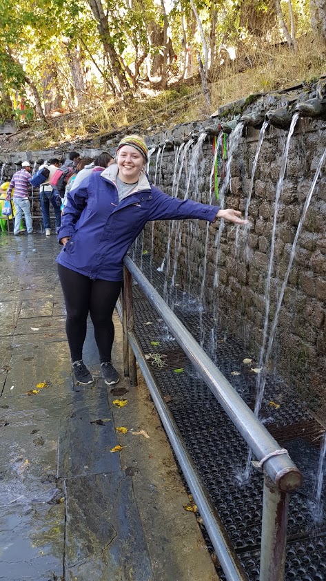 Amy Falzo in Muktinath