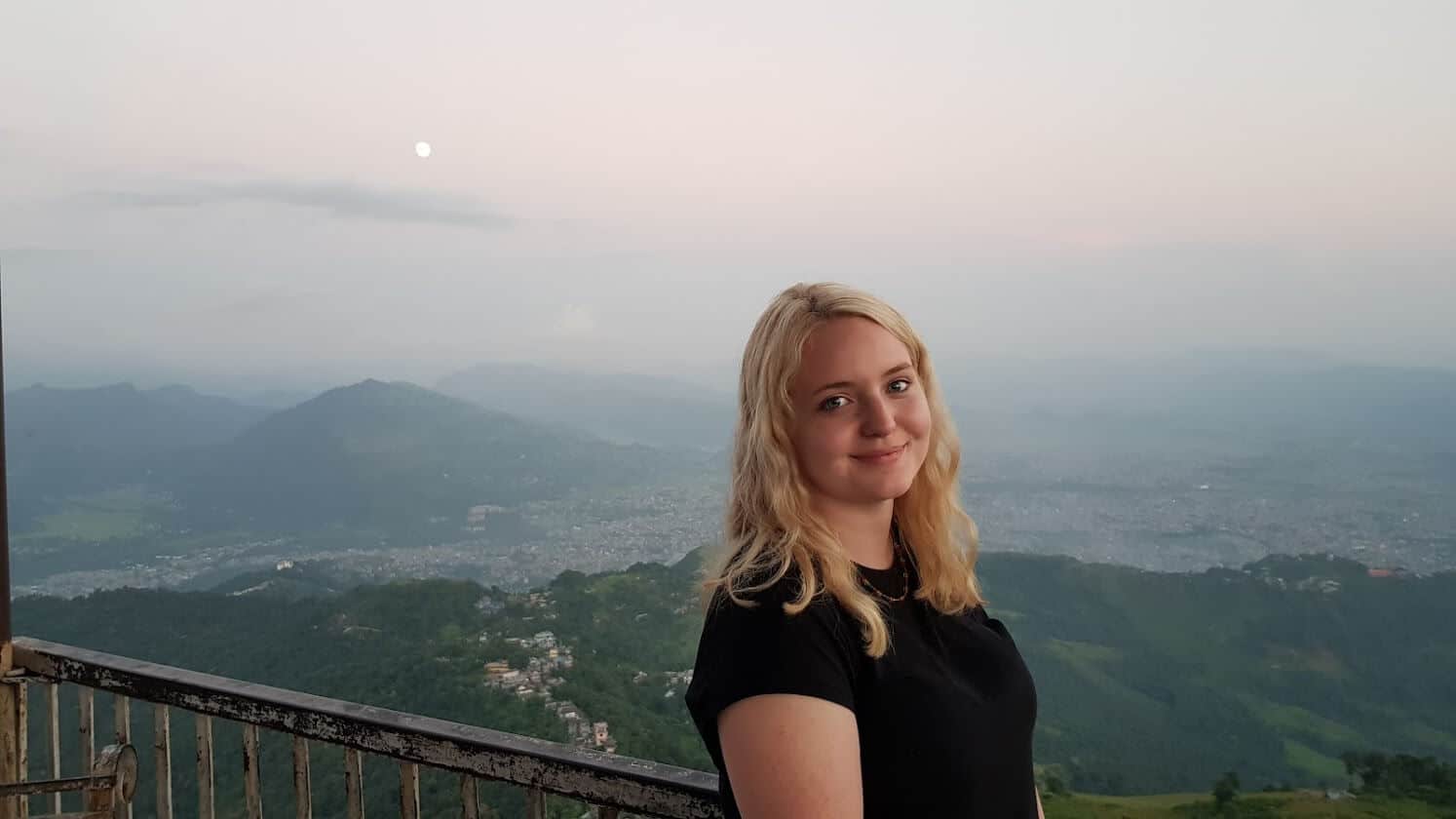 Amy Falzo in Nepal