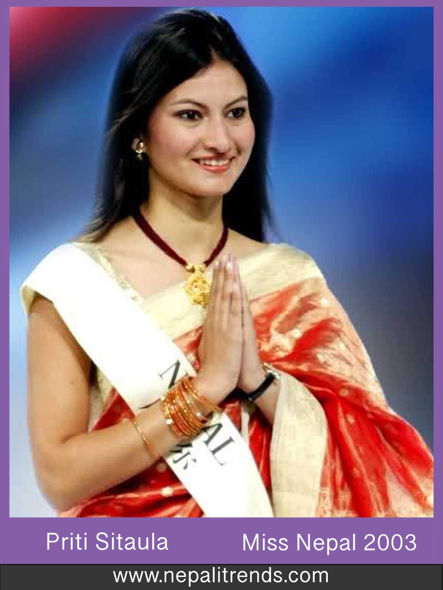 Priti Sitaula Miss Nepal 2003