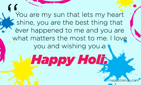 happy holi wish in nepali for boyfried