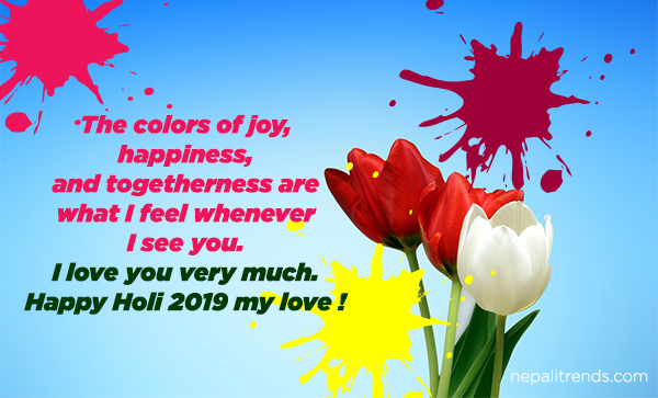 holi wish in nepali for girlfriend