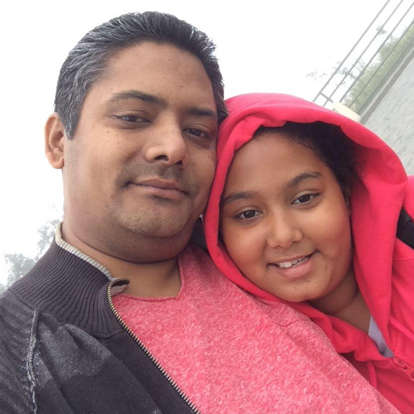 Nikita Poudel First Husband and Daughter