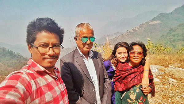 Nischal Basnet Parents