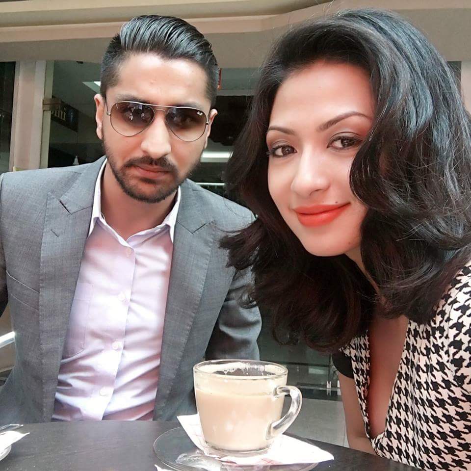 Sahana Bajracharya and Suraj Giri