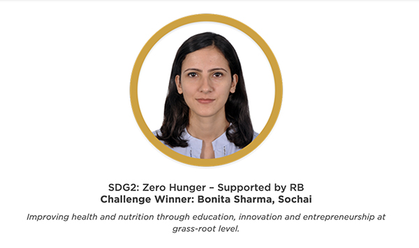 Zero Hunger winner