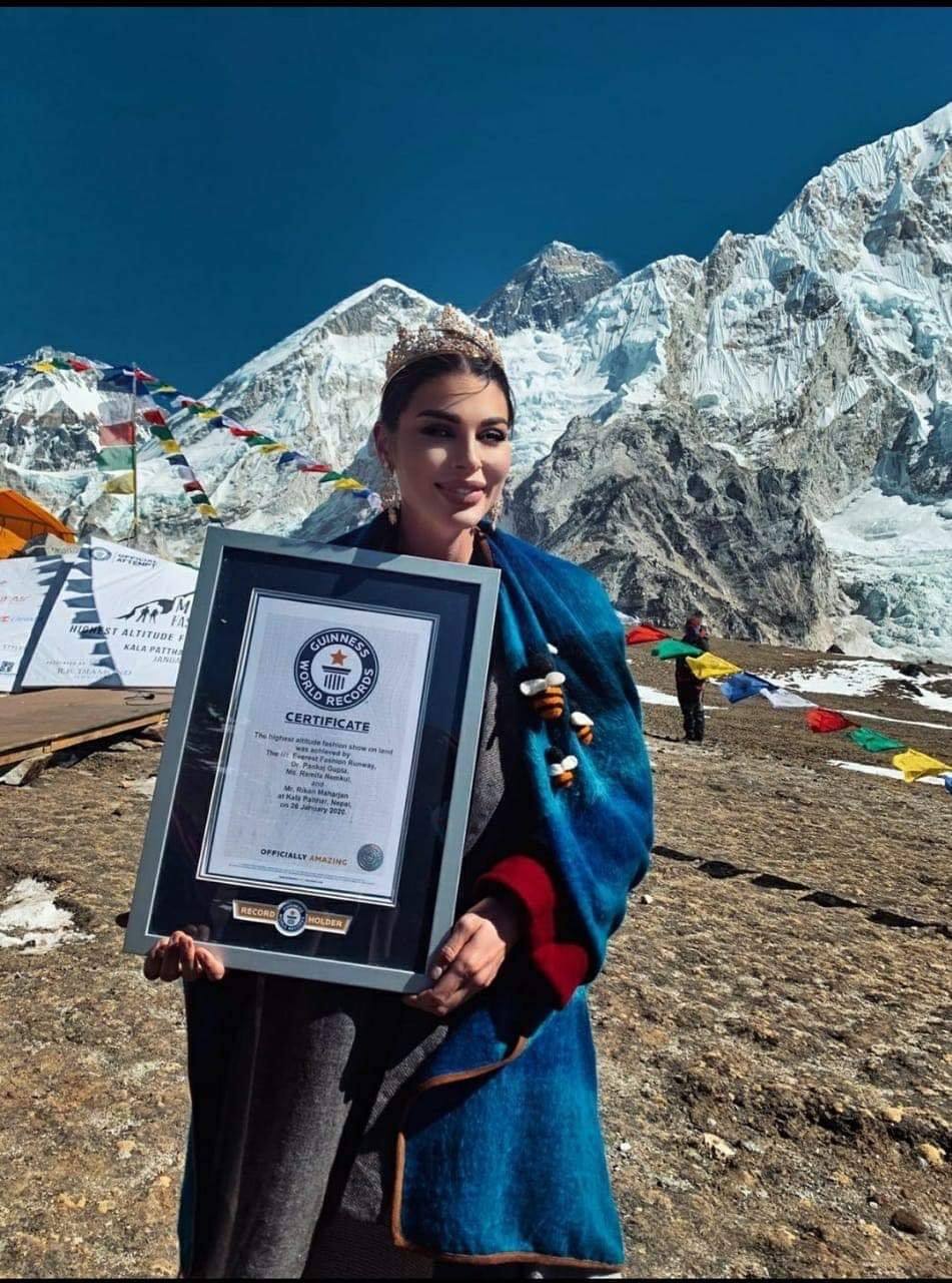 The Mount Everest Fashion Runway