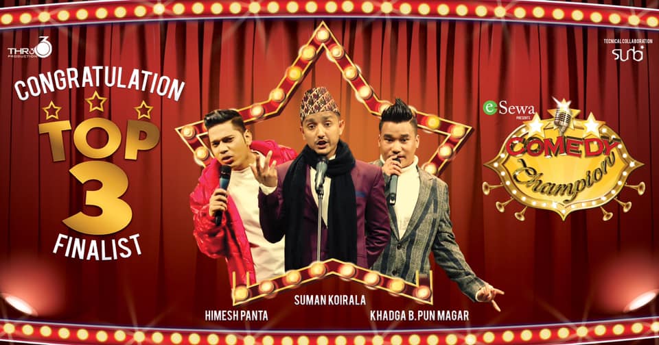 comedy champion top three contestants