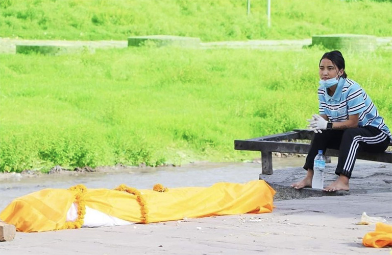 Sapana Roka with dead body