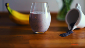 Chia seeds as smoothie