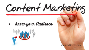 content marketing strategy- Know your audience