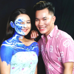 Body Painting of Barsa Raut by Anish Tamang