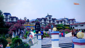 White monastery - hiking place in Kathmandu