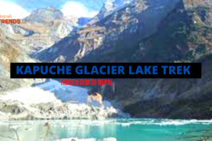 Kapuche glacier lake trekking