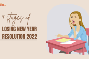 9 stages of losing New Year resolution 2022