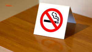 smoking in public area